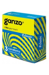 Презервативы "Ganzo Classic", классические, 3 шт.